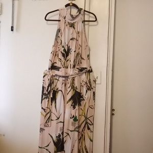 Beautiful,  sleeveless, floral jumpsuit